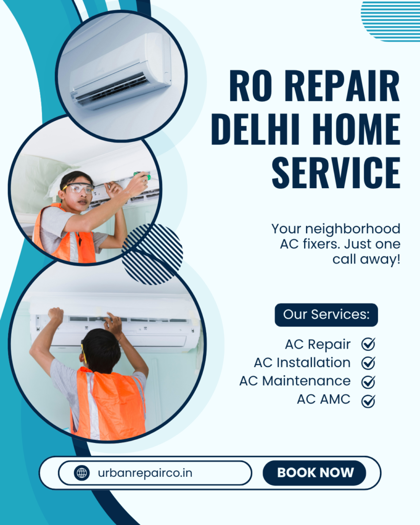 Urban Repair Co offers fast and reliable RO Repair Delhi Home Service with expert technicians, genuine parts, and doorstep support !