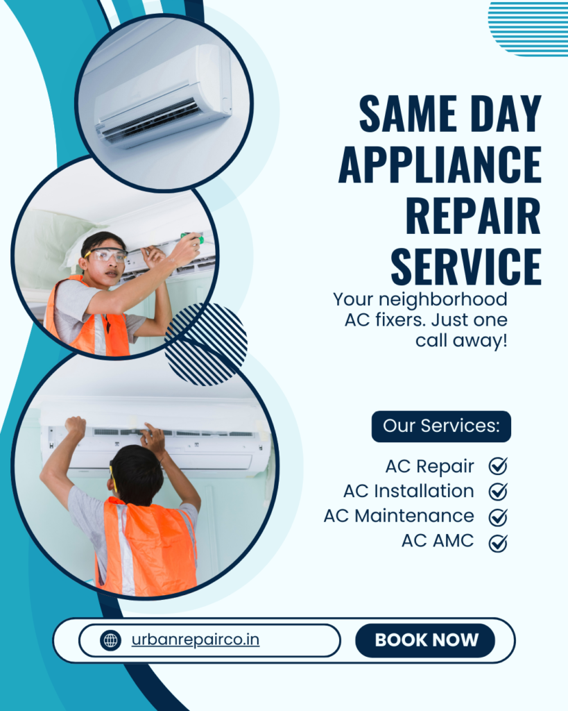 Need urgent appliance repair? Same day appliance repair service by Urban Repair Co offers quick doorstep support, skilled technicians.