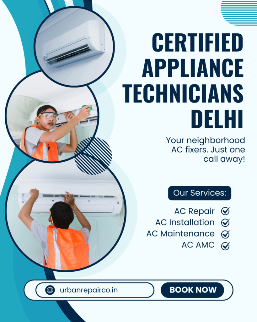 Urban Repair Co provides skilled, certified appliance technicians in Delhi for fast, reliable, and affordable appliance repair.