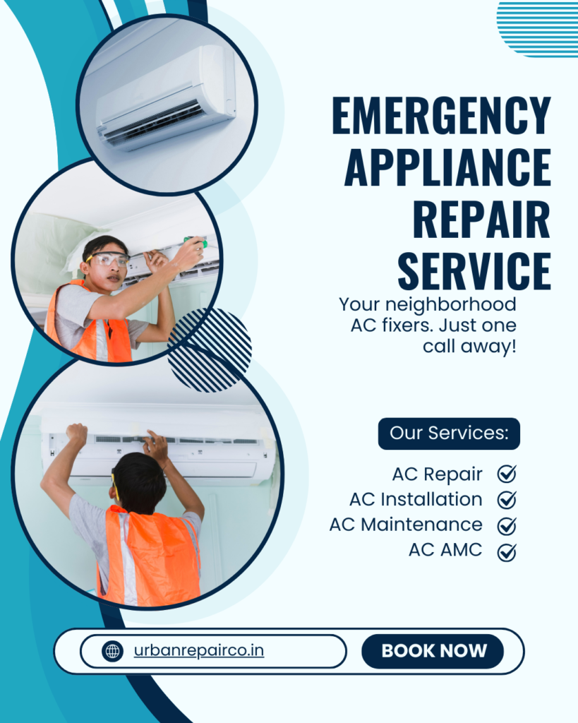 Need emergency appliance repair service near you? Urban Repair Co provides fast, same-day doorstep repairs for all home appliances.